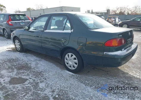 2001 Toyota Corolla Le z USA, uszkodzony, nr VIN 1NXBR18E71Z536275